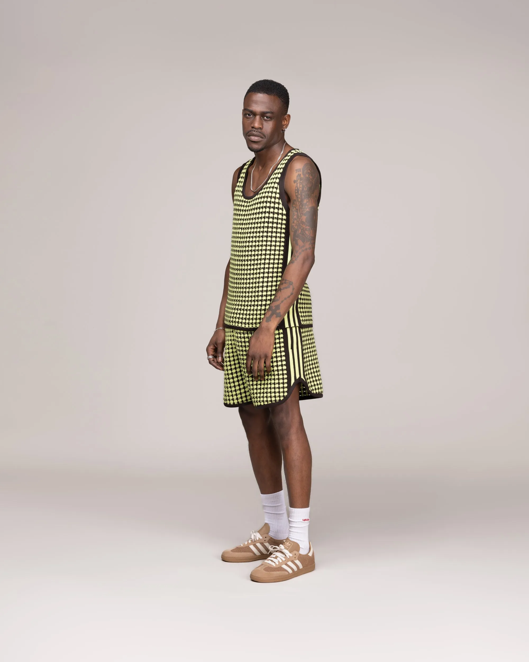 Adidas x Wales Bonner WB Crochet Shorts