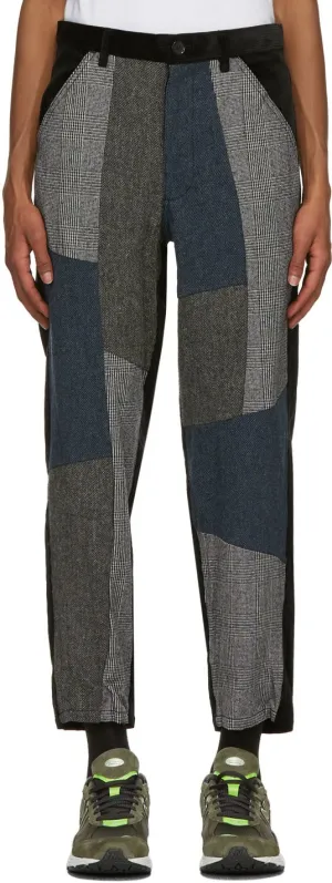 Comme des GarÃ§ons Shirt Black Patchwork Trousers