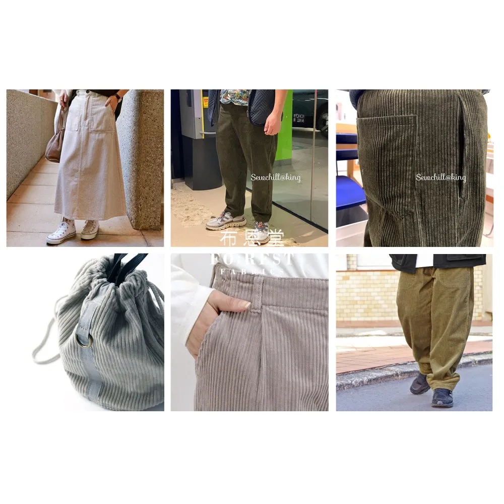 Corduroy - solid fabric 燈芯絨