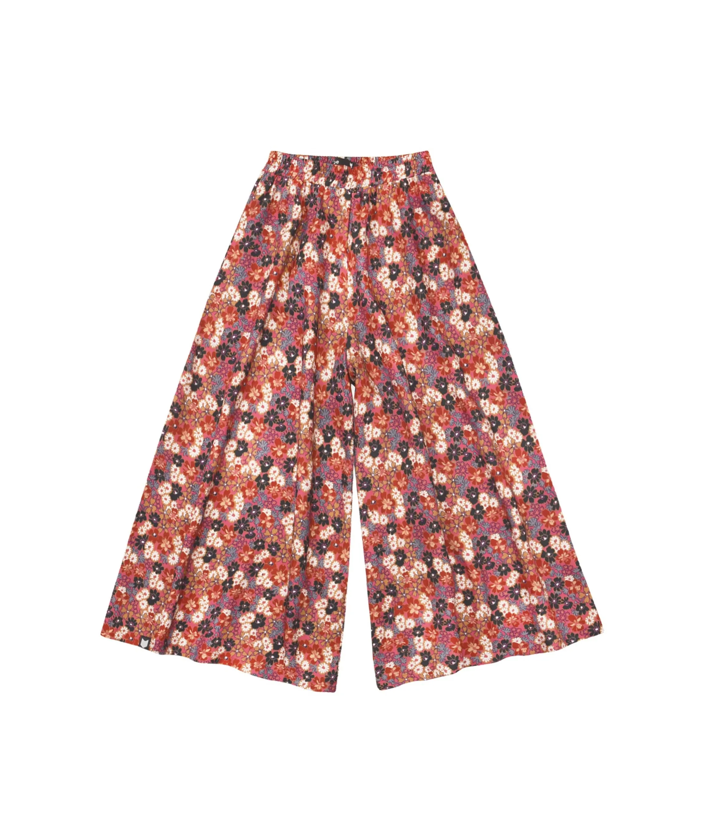 Floral Red Culottes