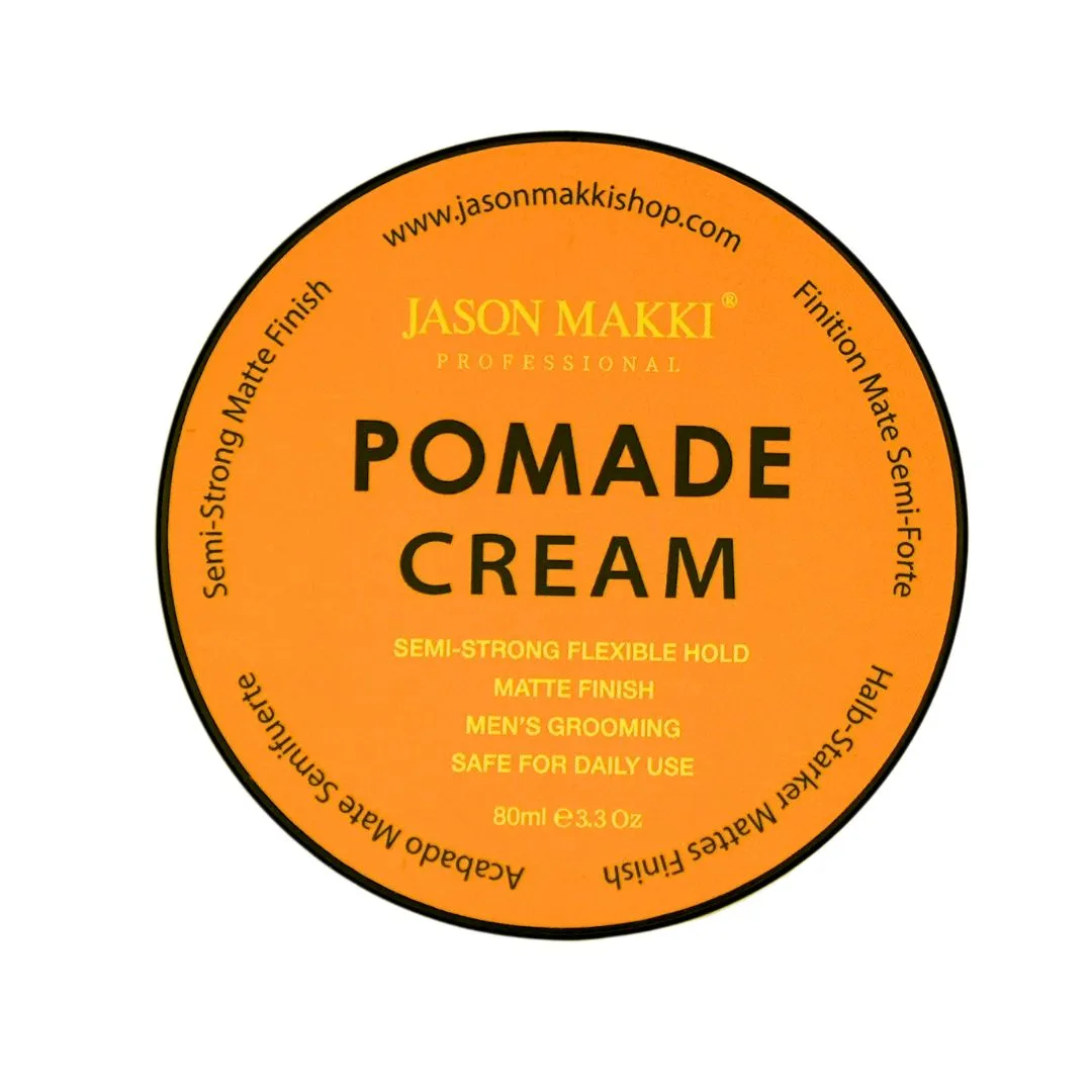 Jason Makki Cream Pomade - Semi Strog Hold