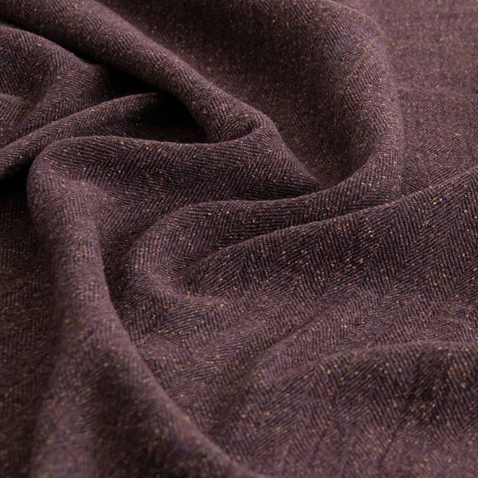 Purple Herringbone Tweed 5263